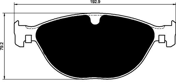 Jaguar F-Type V6 Base Porterfield R4-S Brake Pads Front AP 1751