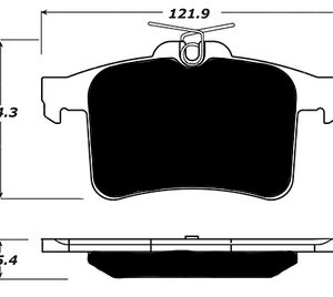 Jaguar Porterfield R4-S Brake Pads Rear AP 1449