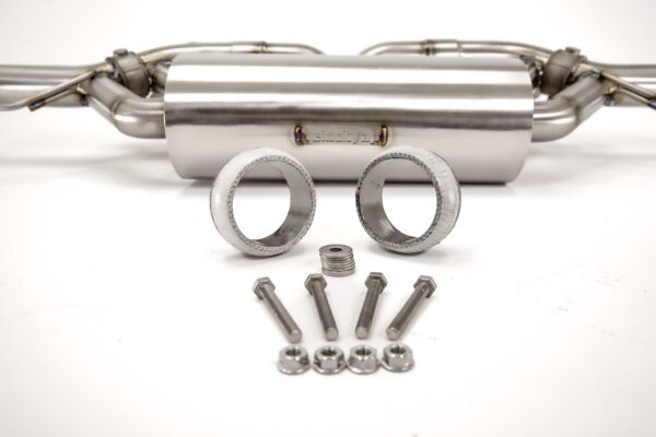 Aston Martin V8 Valvetronic by Velocity AP – High-performance exhaust system for enhanced power and sound.