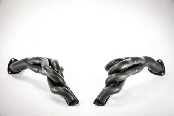 Aston Martin V8 Vantage performance exhaust manifolds stainless steel upgrade.