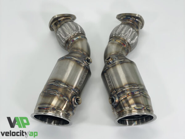 Aston Martin DB11 DBS V12 Vantage 5.2TT Downpipes with 300 Cell Euro 6 Sport Cats