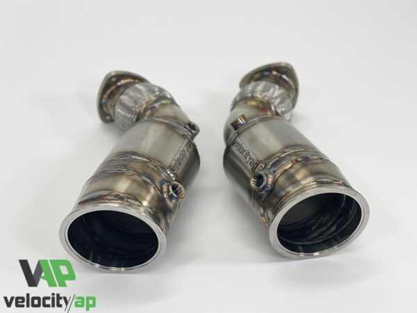 Aston Martin DB11 DBS V12 Vantage 5.2TT Downpipes with 300 Cell Euro 6 Sport Cats