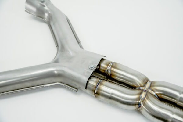 Velocity AP X-Pipe Center Exhaust for Aston Martin V12 Models – DB9, DBS, Virage, Vanquish