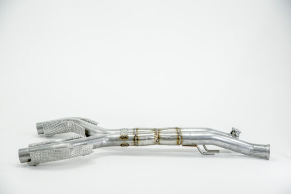 Aston Martin V8 Vantage X-Pipe Center Exhaust System by Velocity Automotive Performance – Dyno Proven Gains