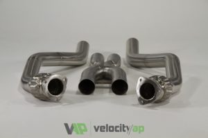 Audi RS5 Stainless Steel X-Pipe Resonator Delete – VelocityAP Exhaust Upgrade