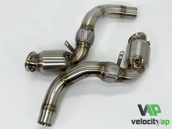 BMW M5 F10 & M6 F12 F13 Euro 6 300 Cell Sport Cat Downpipes for 4.4L Twin Turbo V8