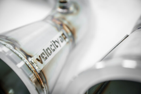 VelocityAP cat delete downpipes for Lamborghini Urus, Audi SQ7, SQ8, and RSQ8, designed for maximum exhaust flow and performance gains.