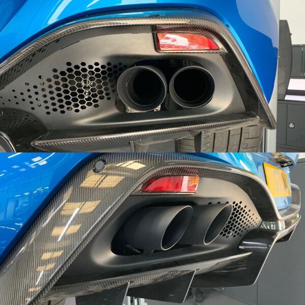 Sport Exhaust Tips/Tail Trim Set for 2018-on Aston Martin V8 Vantage - Image 9