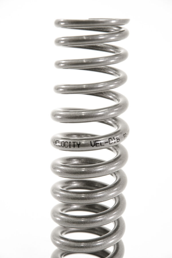 VelocityAP progressive tapered lowering springs installed on Aston Martin Vanquish and DBS for improved stance, ride quality, and handling performance.