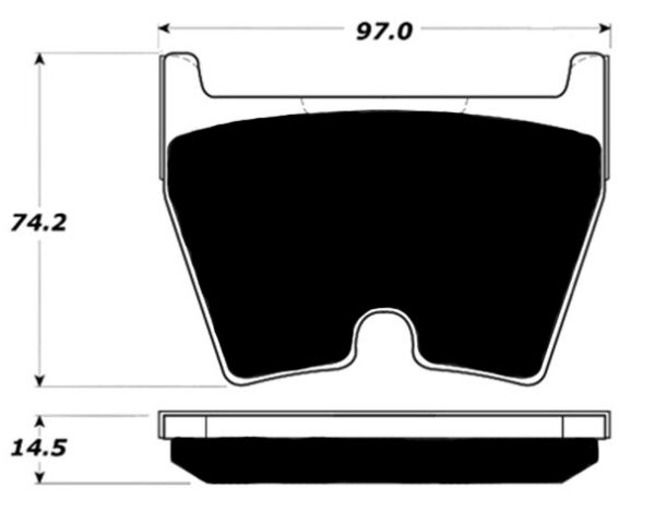 Audi RS3 & TTRS Porterfield R4-S Brake Pads Front AP 1029.2