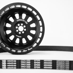VelocityAP 209mm lightweight crank pulley with 7PK belt – dual pulley performance upgrade for supercharged engines
