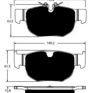 Jaguar FPace SVR, Velar SV Porterfield R4-S Brake Pads Rear AP 2367