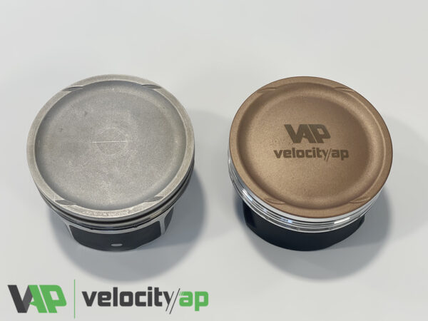 VelocityAP Stage 3 Forged Piston Set for Jaguar Land Rover AJ133 5.0 Supercharged Engine
