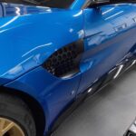 Aston Martin Vantage AMV8 2018+ GT4 Style Satin Black Side Grill Kit