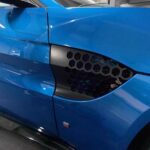 Aston Martin Vantage AMV8 2018+ GT4 Style Satin Black Side Grill Kit