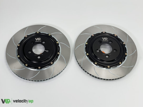 Jaguar F-Type R SVR V6S Lightweight 2-Piece Rear Brake Rotors by VelocityAP & Girodisc