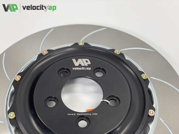 Jaguar F-Type R SVR V6S Lightweight 2-Piece Rear Brake Rotors by VelocityAP & Girodisc