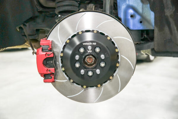 2-Piece F-Pace SVR rotors and Integrated Spacers
