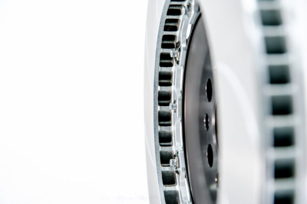 2-Piece F-Pace SVR rotors and Integrated Spacers