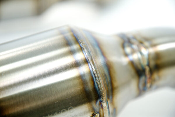 McLaren GT 300 Cell Euro 6 Ultra-High Temp Sport Catalyst Pipes with factory-style inlet flange
