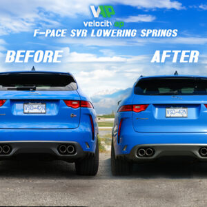 VelocityAP Lowering Springs for Jaguar F-Pace – Set of 4, 32mm Drop, Performance Suspension Upgrade