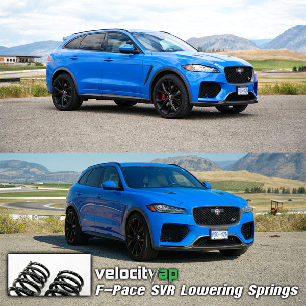 VelocityAP Lowering Springs for Jaguar F-Pace – Set of 4, 32mm Drop, Performance Suspension Upgrade
