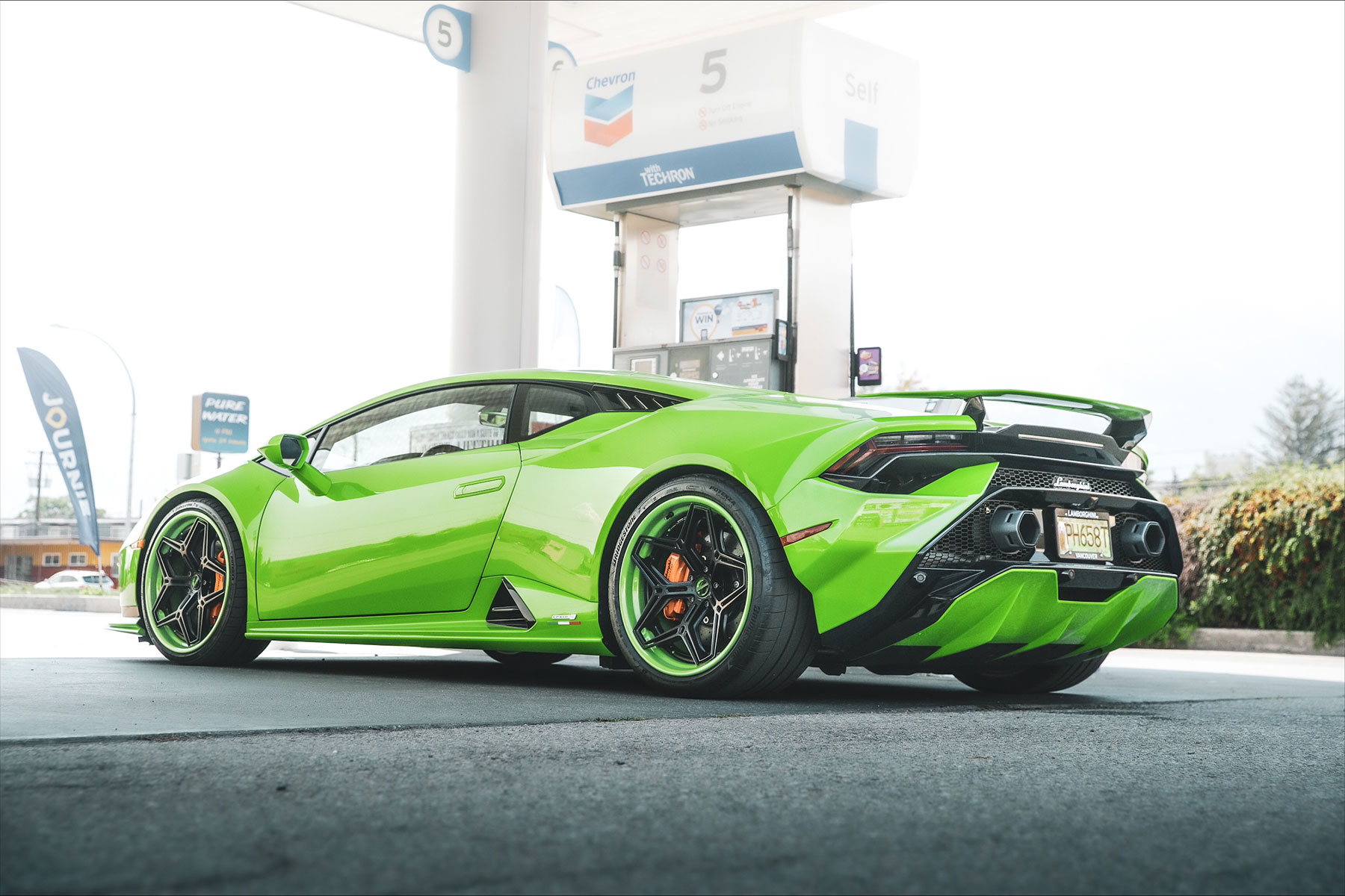 2021+ Lamborghini Huracan Tecnica Lowering Springs - Side View.