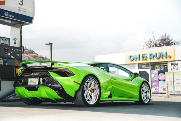 Lamborghini Huracan tecnica progressive rate lowering springs - Photo By: Brandon Demelo