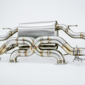 VelocityAP valved X-pipe exhaust system for Aston Martin DB12 4.0TT – bolt-on upgrade for enhanced sound and performance