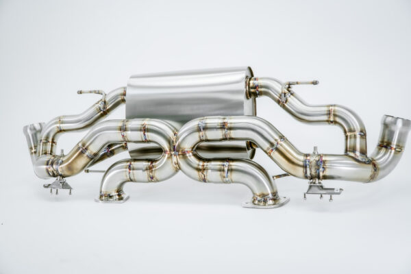 VelocityAP valved X-pipe exhaust system for Aston Martin DB12 4.0TT – bolt-on upgrade for enhanced sound and performance
