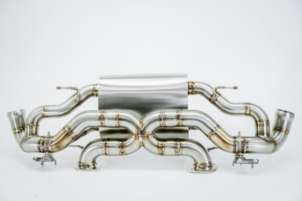 VelocityAP valved X-pipe exhaust system for Aston Martin DB12 4.0TT – bolt-on upgrade for enhanced sound and performance